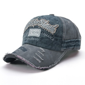 Qua biên giới nóng Bán mũ thời trang làm cũ bị hỏng cạnh mũ bóng chày bán buôn vài Mũ bóng chày - Product Image 2