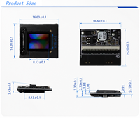 Layar Mikro AMOLED XGA 1024x768 0,39 Inci untuk Sistem Near Eye, AR HMD, Perangkat Pencitraan Termal, Teropong