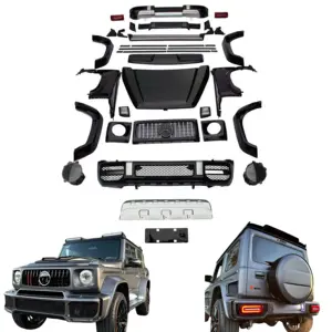 Upgrade G63 Brabu Body Kit For Jimny Front Bumper Rear Bumper Wide Body Wheel Hood Headlight Body Kit