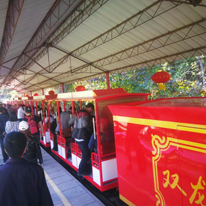 รถไฟรางสำหรับสวนสนุก ปี 2022 สินค้าขายส่งคุณภาพดี อุปกรณ์ความปลอดภัยสำหรับการท่องเที่ยว ขาย - Product Image 4