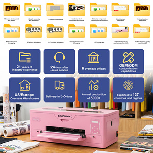 For DTF Printer A3 XP600 Head 2400DPI <b>Roll</b> to <b>Roll</b> New Automatic Clothing T-Shirt Printing Machine - Product Image 3