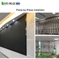Pantalla LED Micro GOB Interior P1.25-P3.0, Video Wall de Autoservicio para Negocios con Alta Saturación de Color y 5 Años de Garantía