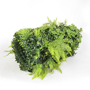 Prix usine 50x100cm plantes artificielles en plastique jungle tropicale Style verdure toile de fond avec faux <span class=keywords><strong>mur</strong></span> de plantes à suspendre - Product Image 3