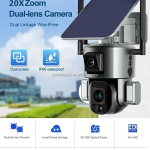 Niview 12X Optical Zoom 8MP 4G Sim Solar WiFi Dual Lens 4K IP <b>Camera</b> WiFi Outdoor Security <b>Camera</b> PTZ Auto Tracking CCTV <b>Camera</b> - Product Image 2