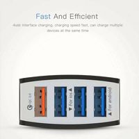 4-Port 2-Port USB QC 3.0 Schnelles Autoladegerät für iPhone Handy Samsung Android