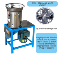 Machine à hacher les légumes 300 kg/h, idéale pour les piments, les oignons, la persil, le chou et les carottes – Nouveauté très demandée