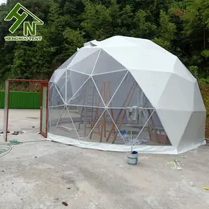 مصنع خيمة للماء في الهواء الطلق 6m قماش قبة خيمة جلامبينج