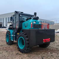 Chariot élévateur tout-terrain chinois à direction arrière 4x4, 3 tonnes, 5 tonnes, diesel, avec moteur EPA