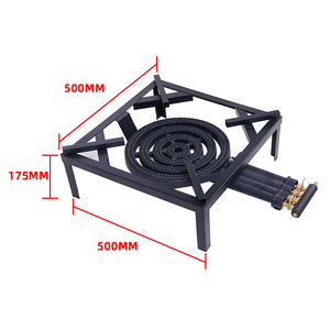 Réchaud à gaz portable haute pression commercial Jumbo <span class=keywords><strong>en</strong></span> <span class=keywords><strong>fonte</strong></span> robuste à brûleur unique pour <span class=keywords><strong>cuisine</strong></span> indienne et usage extérieur - Product Image 6