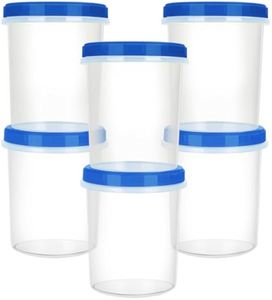 32 oz Soup <b>Storage</b> <b>Containers</b> with Lids Reusable Freezer <b>Containers</b> for Food with Screw on Lids No BPA Free - Product Image 1