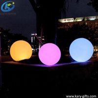 Ballon de plage Led pleine grandeur imperméable à l'eau 16 couleurs changeantes décoration extérieure boule de lumière Led