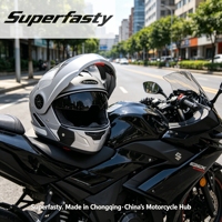 Casque de moto modulaire étanche en ABS pour le tourisme et la conduite urbaine, vente en gros, OEM, en vrac