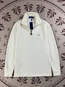 Felpa a Collo Alto con Maniche Lunghe in Maglia <span class=keywords><strong>per</strong></span> Uomo, Vendita Calda, Felpa con Mezza Zip e Vestibilità Ampia <span class=keywords><strong>per</strong></span> Donna - Product Image 5