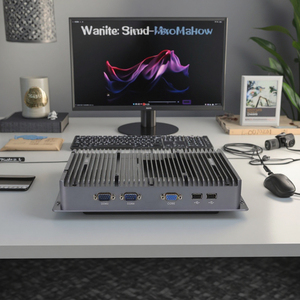 Partaker Fanless Mini PC Industrial <strong>Computer</strong> IPC 4205U I3 10110U I5 8265U I7 10810U 4 LAN TPM2.0 VGA HD 9-36V COM for Gaming - Product Image 2