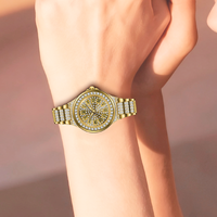 Montre de luxe Hip Hop à quartz lumineux avec cadran en strass et diamants, pour homme, style Iced Out, avec mouvement Moissanite, à prix réduit, Reloj Para Hombre