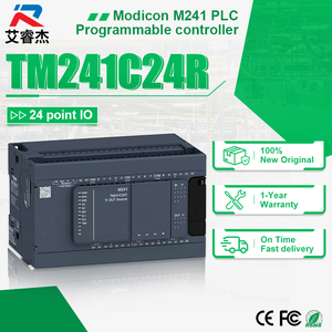 Nuevo módulo PLC Modicon M241 original TM241C24R 24 E/S Salida de relé transistor 14DI 6DO 4TR 100-240VAC Controlador programable - Product Image 1