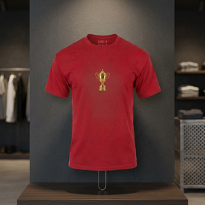 Custom Manufacturer <b>Red</b> Men's Eco-Friendly Sporty Bamboo Fiber T-<b>Shirt</b> Loose Fit Short Sleeve O-Neck Casual Jersey - Product Image 3