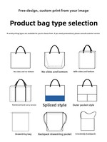 Sac à dos léger de sport en toile de coton avec cordon de serrage, personnalisable avec logo, pochette de rangement à bandoulière unique, vente en gros