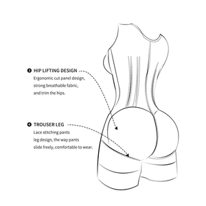 <span class=keywords><strong>Fajas</strong></span> Colombianas Moldeadoras Control de barriga Body Shaper <span class=keywords><strong>Fajas</strong></span> Post Abdominal Estiramiento Levantamiento de glúteos Body de mujer - Product Image 6