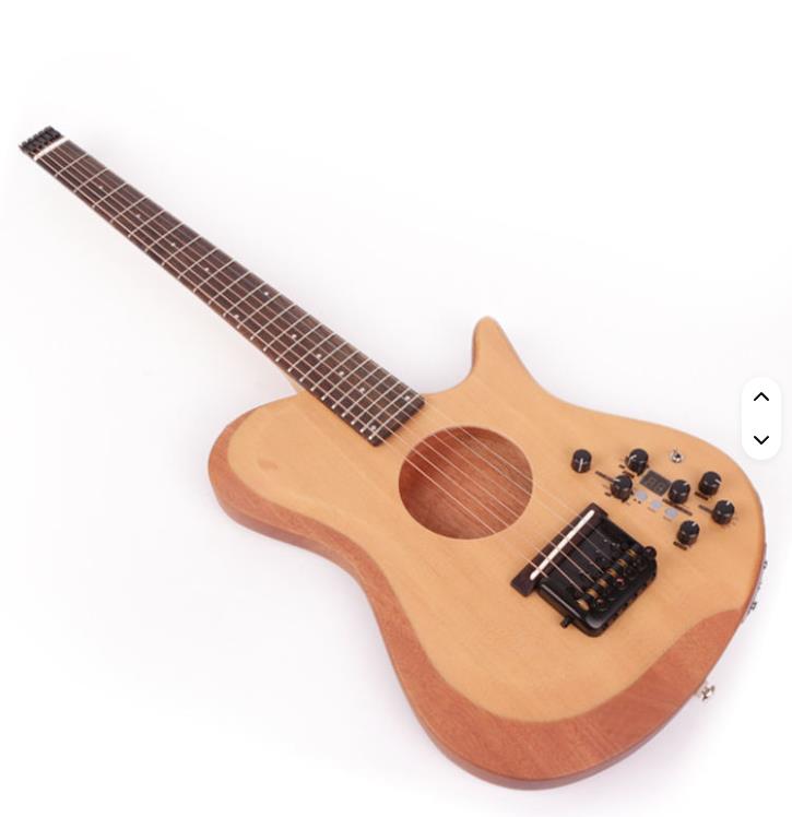 (訳あり商品)Zuma エレキギター Zuma Headless Travel Guitar Built-In Drum Machine Effects Silent