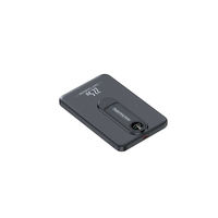Nouvelle batterie externe magnétique sans fil ultra-fine de 5000 mAh avec support pliable, chargeur portable 15W PD22.5W, logo personnalisé disponible