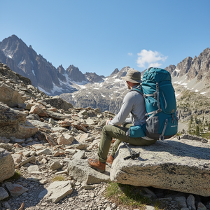 Mochila de Senderismo y Montañismo de 60l al por Mayor, con Cubierta Impermeable, Resistente al Agua, Portátil, para Trekking - Product Image 1