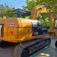 Excavatrice hydraulique sur chenilles d'occasion CAT312D2L CAT312D2GC de 12 tonnes, fabriquée au Japon par CATERPILLAR, avec moteur CAT C4.2 d'origine.