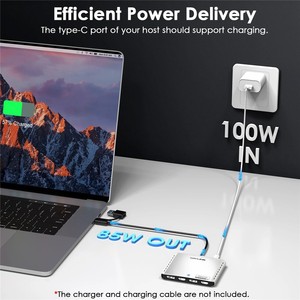 Adaptador de Pantalla Universal WAVLINK 4 en 1 <span class=keywords><strong>DisplayLink</strong></span> DL7400 4K 120Hz/8K Tipo C de Aleación de Aluminio - Product Image 4