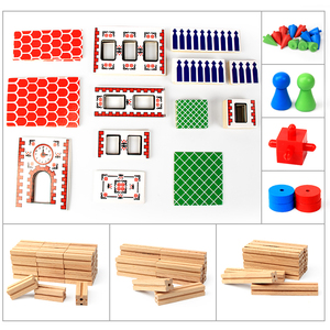High Quality China City Construction House Building Block Bricks Toy Wholesale Customized Traditional Wooden Puzzle Toy - Product Image 5