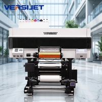 Machine d'impression numérique UV DTF automatique à jet d'encre Versijet avec tête d'impression XP600 pour transferts sur gobelets, autocollants et plastifieuse rouleau-à-rouleau