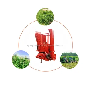 Paglia di mais macchina di frantumazione mini insilato harvester cotone gambo di mais erba da foraggio crusher prezzo per la vendita