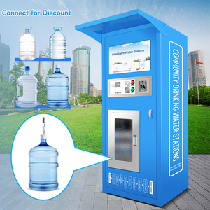 Máquina Expendedora de Agua Automática, Económica, de Uso Comercial, con Funcionamiento Continuo 24H, de Autoservicio, con Ósmosis Inversa y Operación con Monedas - Product Image 1