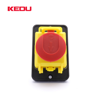 Kegu KJD12 — pièces de rechange pour meuleuse d'angle, interrupteur électromagnétique Transparent de sécurité