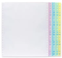 Papier de facture de bureau d'impression NCR autocopiant en continu formulaire 9.5*11-pour les factures et les reçus