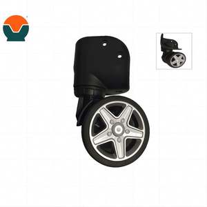 Durable Adjustable Rubber Waterproof <b>Suitcase</b> <b>Wheels</b> Swivel Casters Luggage Trolley Mute Screw Repair Replacement Model WZ600E - Product Image 1