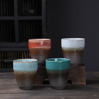 Taza de Té de Cerámica Estilo Japonés, Diseño Creativo Vintage, Origen Dehua, Diseño de Lujo Ligero, Tazón Pequeño para Té Kung Fu