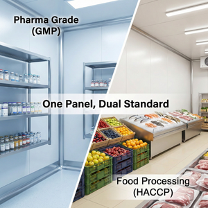 Panneau modulaire en polyuréthane (PU) et PIR pour entrepôt frigorifique, panneau sandwich imperméable pour entrepôt alimentaire, congélateur pharmaceutique - Product Image 3