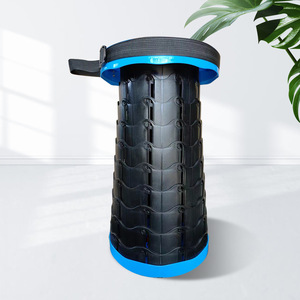 Taburete Retráctil al por Mayor, Silla Plegable Portátil para Camping, Taburetes Telescópicos Plegables para Exteriores, Playa y Pesca - Product Image 1