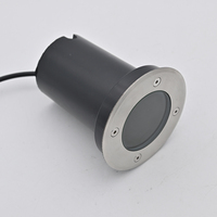 Lumière LED encastrée au sol |   Ampoule GU10 remplaçable |   Projecteur extérieur étanche en acier inoxydable pour allées