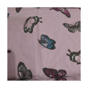 Divertente stampa per bambini tessuto organico tessuto Non stimolante in poliestere/cotone tessuto di flanella in saia semplice 150GSM - Product Image 3