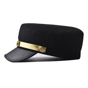 Béret Femme Automne Hiver, Petit Chapeau Octogonal en Métal Côté Court, Style Rétro Britannique, Casquette de <span class=keywords><strong>Peintre</strong></span> - Product Image 4