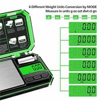 Balance numérique électronique 200g 0.01g 50g/0.001g Portable Alimentée par batterie Balance de pesage pour bijoux et diamants avec un nouveau design