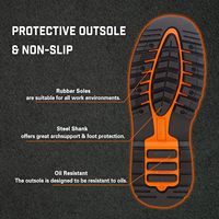 Bottes de travail en caoutchouc pour hommes, embout en acier, tige renforcée, imperméables, antidérapantes, doublure respirante en néoprène 6 mm, durables, marron, pour la construction et l'agriculture