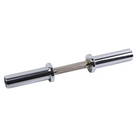 Barre d'haltères réglable en acier CML de 40 cm - Diamètre 28 mm - Barre de musculation durable pour la salle de sport à domicile