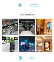 Tableta PC Android con Pantalla Táctil de 13.3 Pulgadas con Video Wall para Uso en Ascensores, Aeropuertos, Centros Comerciales y Tiendas Minoristas