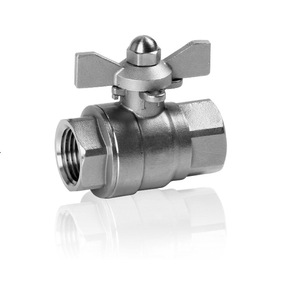 Robinet à bille en acier inoxydable 1/2 pouce avec raccord NPT pour diverses industries - Product Image 1