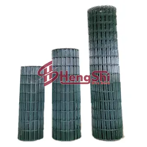 Commercial Green Pvc Coated Rippled Welded Wire Mesh For Poultry Breeding