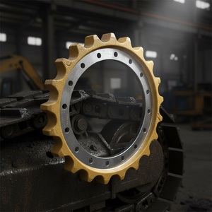 גלגל הנעה קדמי איכותי לדגמי EX15 EX22 EX30 EX40 EX50 <span class=keywords><strong>EX60</strong></span> למחפר מיני היטאצ'י עם שרשרת - Product Image 4