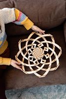 Wood Trick Hypnotic Vortex Illusion d'optique cinétique 3D projet de bricolage modèles en bois poli Puzzles pour l'ingénierie mécanique