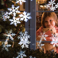 Projecteur de flocons de neige de Noël extérieur étanche RGB blanc 4*1W